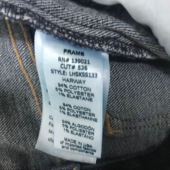 Frame Le High ankle cut out skinny harway jeans size 26 - Picture 5 of 6